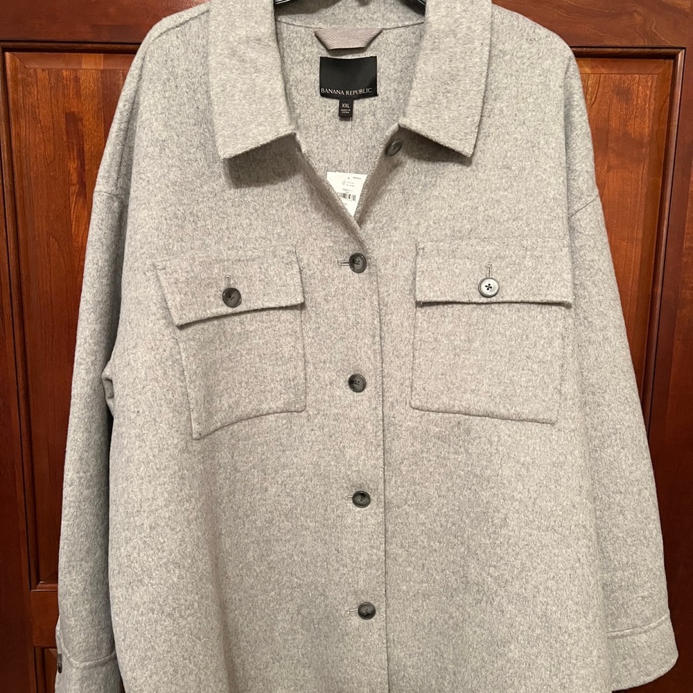 Gray blazer